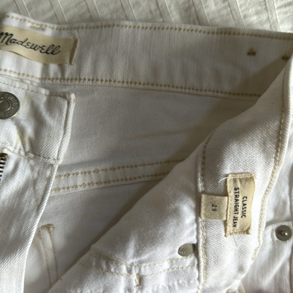 Madewell Classic Straight in Tile White - Picture 5 of 5